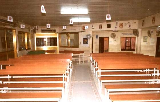Chapel pews