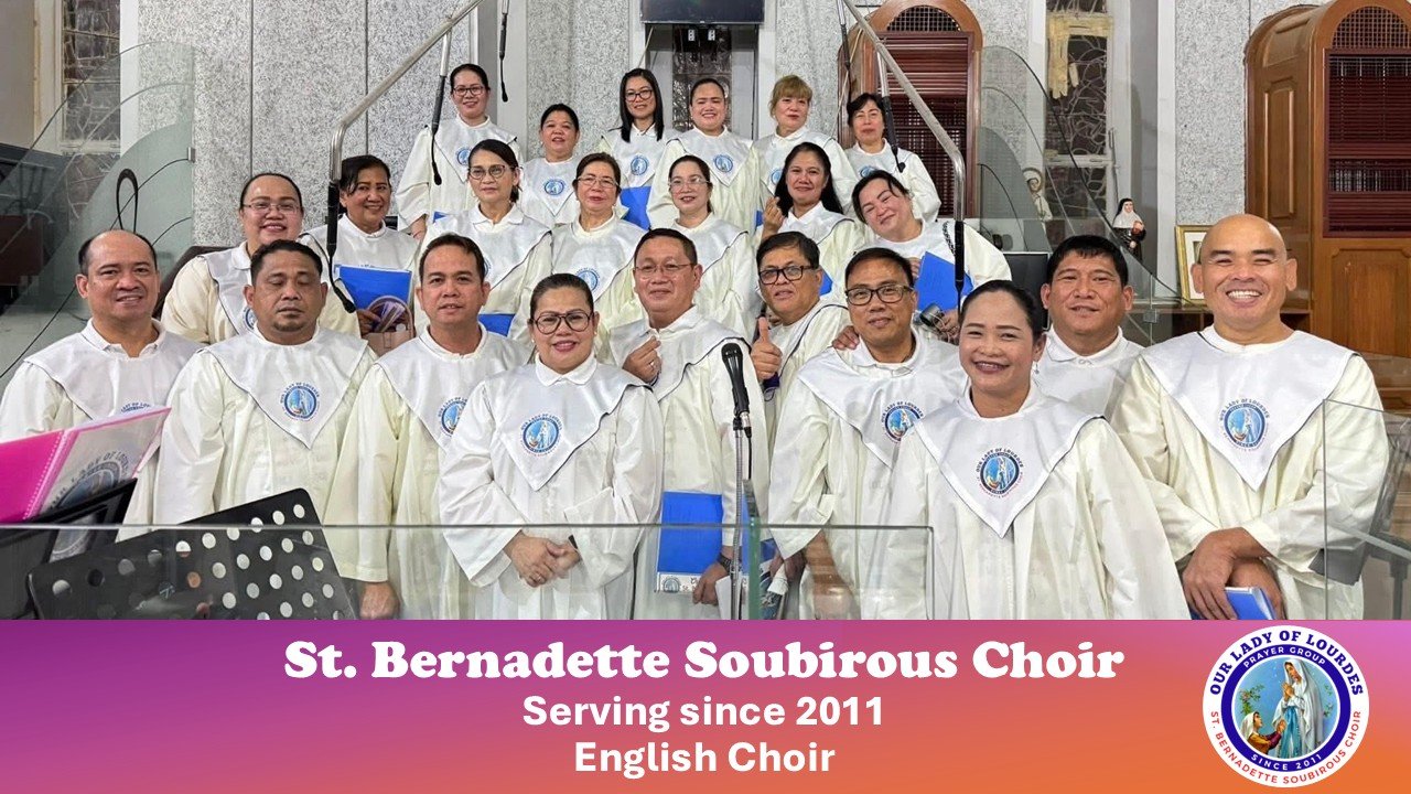 Group photo of St. Bernadette Soubirous Choir