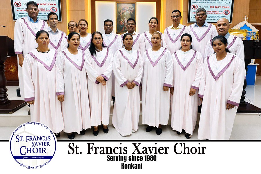 Group photo of ST. FRANCIS XAVIER CHOIR