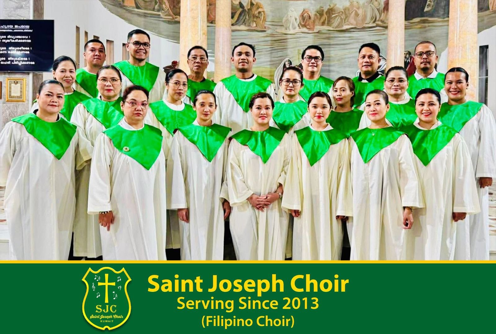 Group photo of Saint Joseph Choir