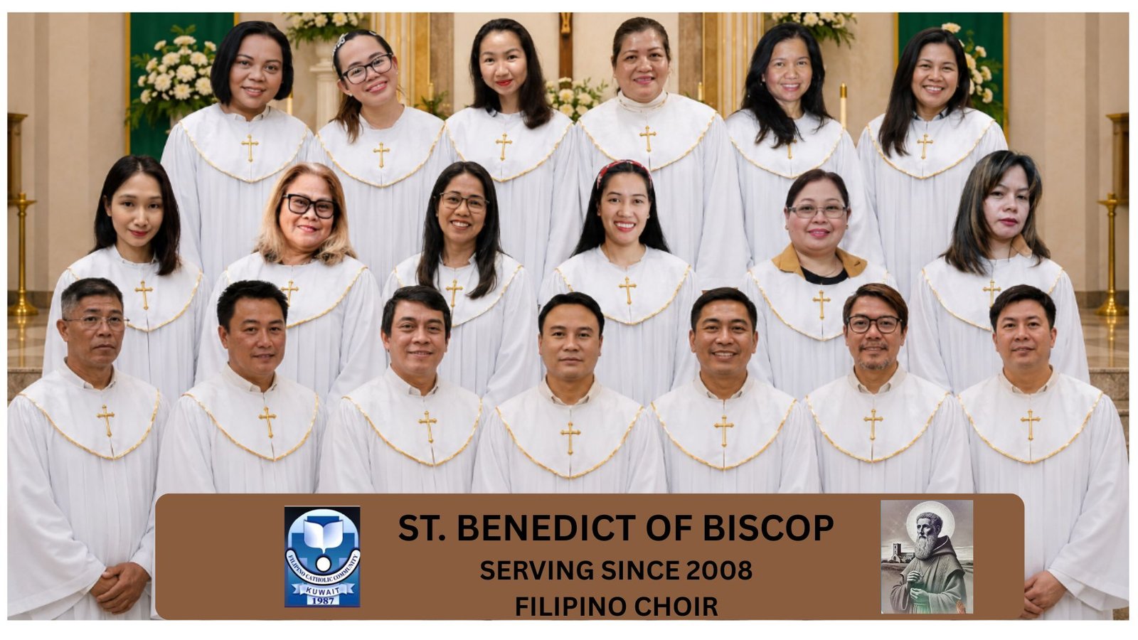 Group photo of St. Benedict of Biscop
