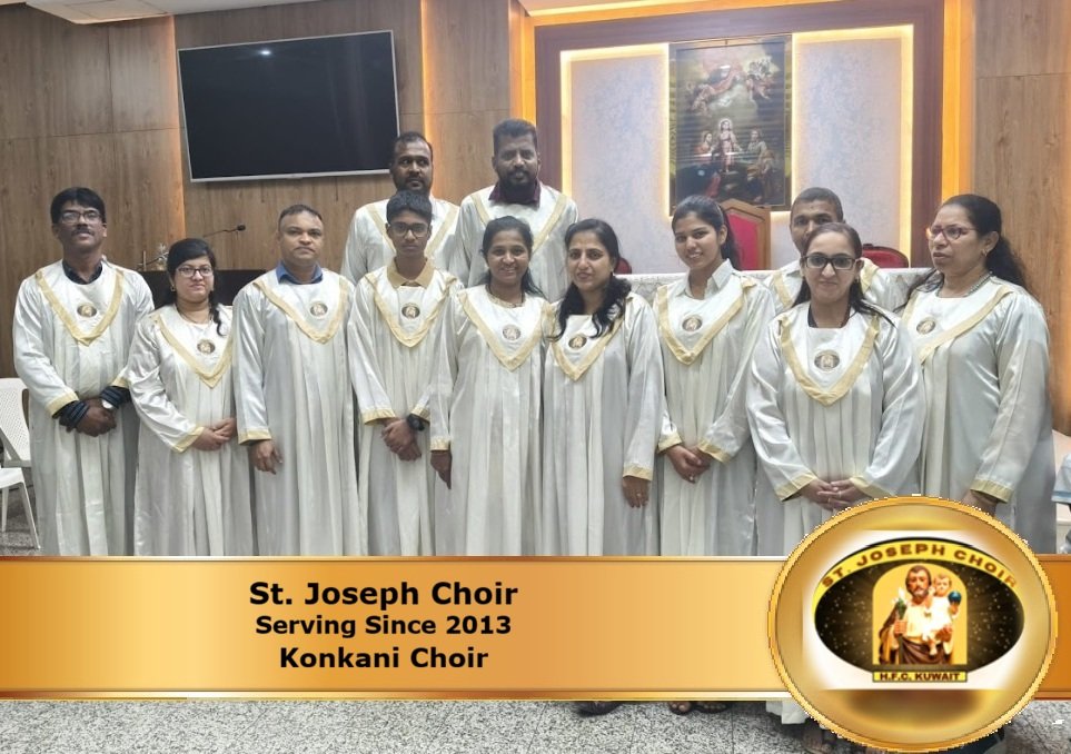 Group photo of ST.JOSEPH Choir