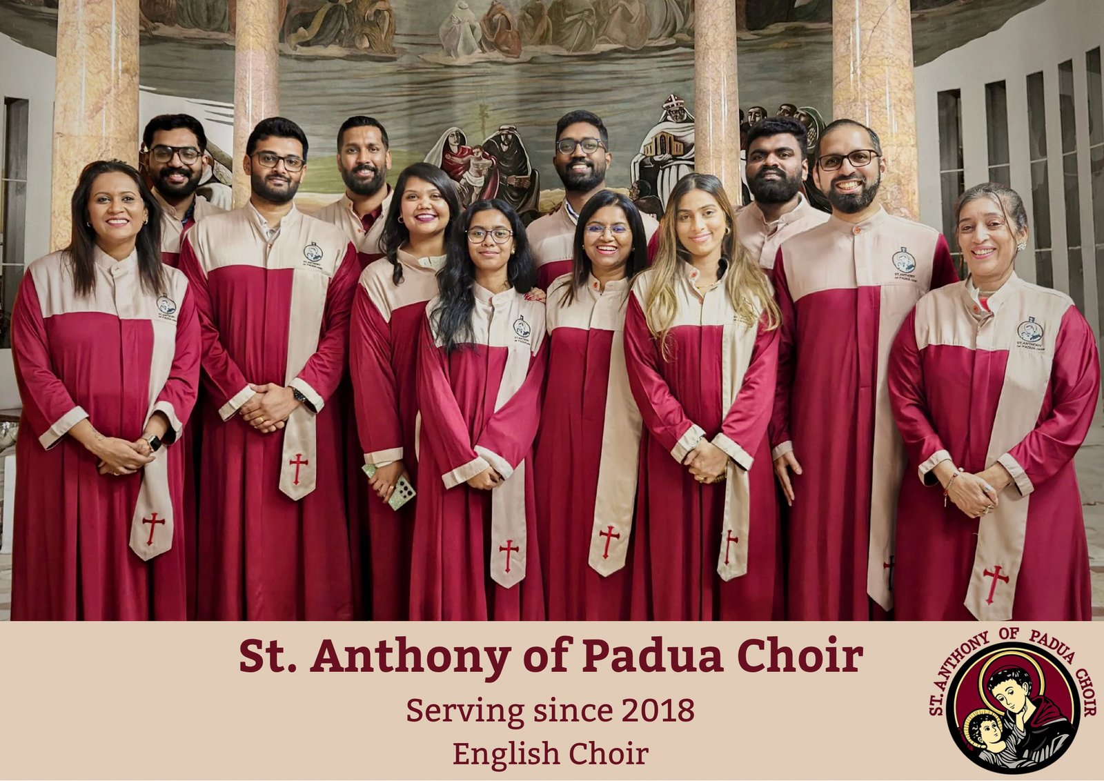 Group photo of St. Anthony of Padua Choir