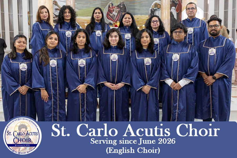 Group photo of St.Carlo Acutis Choir