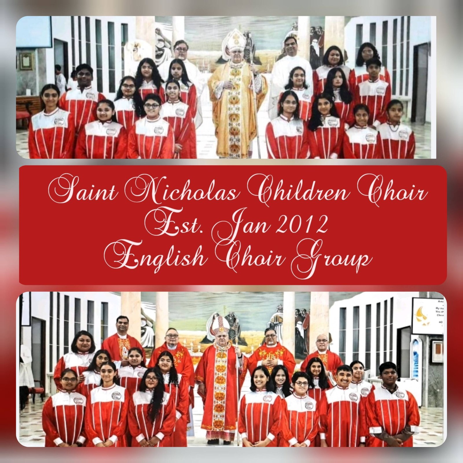 Group photo of St.Nicholas Childrens Choir