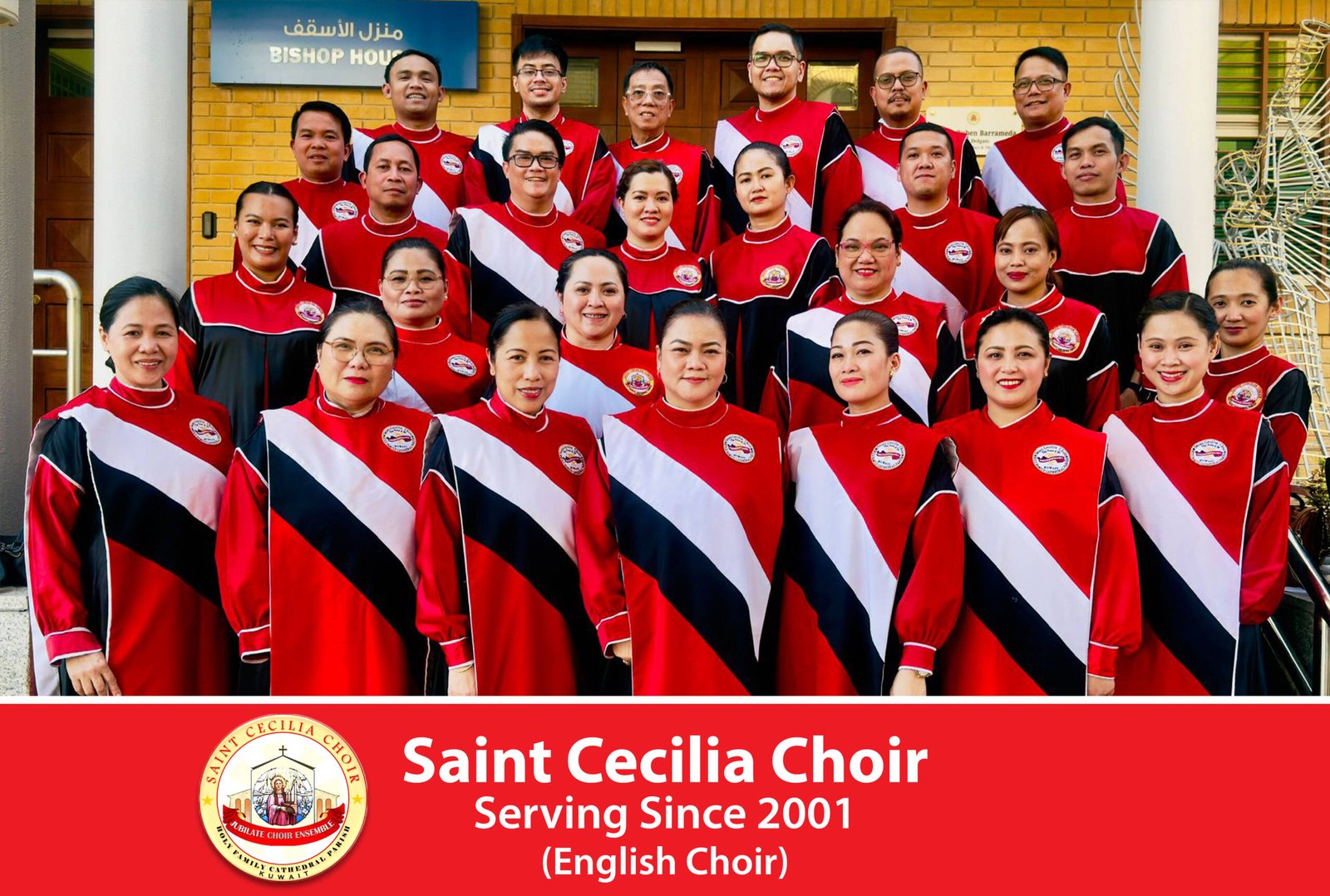 Group photo of St. Cecilia Choir