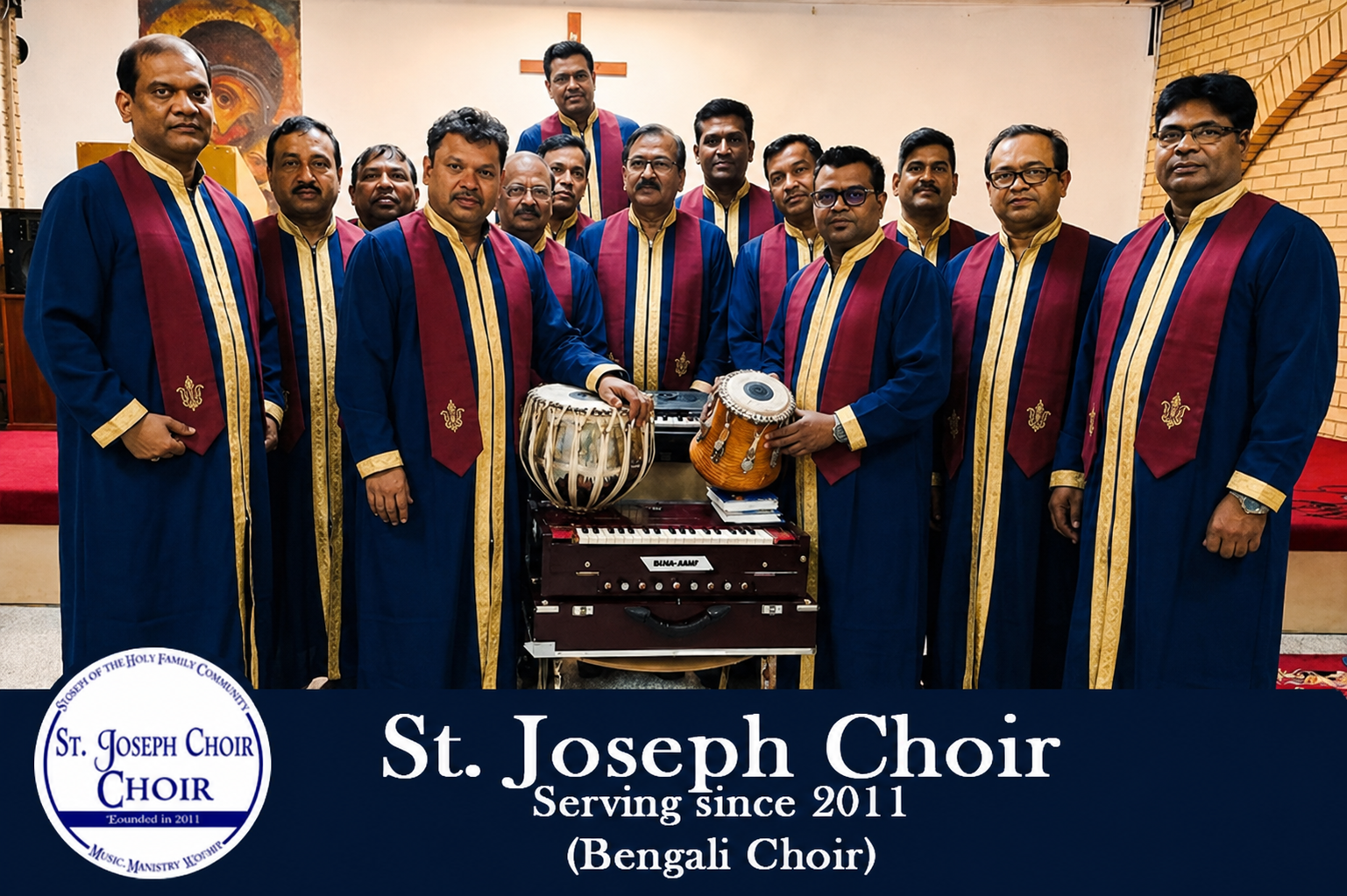Group photo of ST.JOSEPH CHOIR
