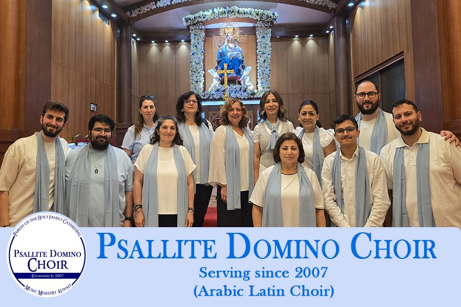 Group photo of Psallite Domino Choir