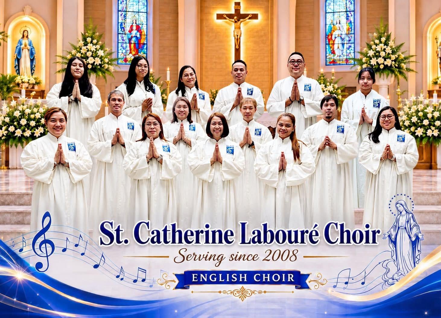 Group photo of St. Catherine Laboure Choir