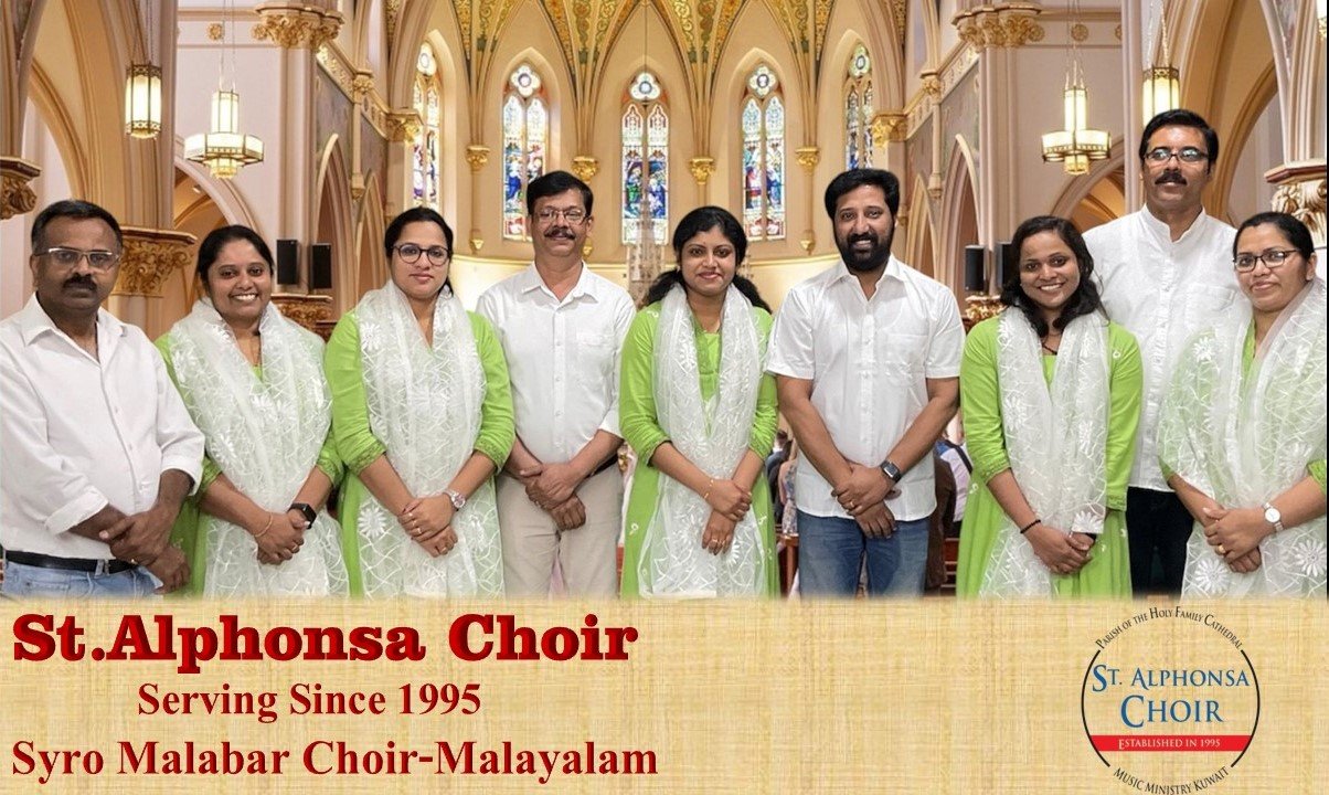 Group photo of ST. Alphonsa Choir