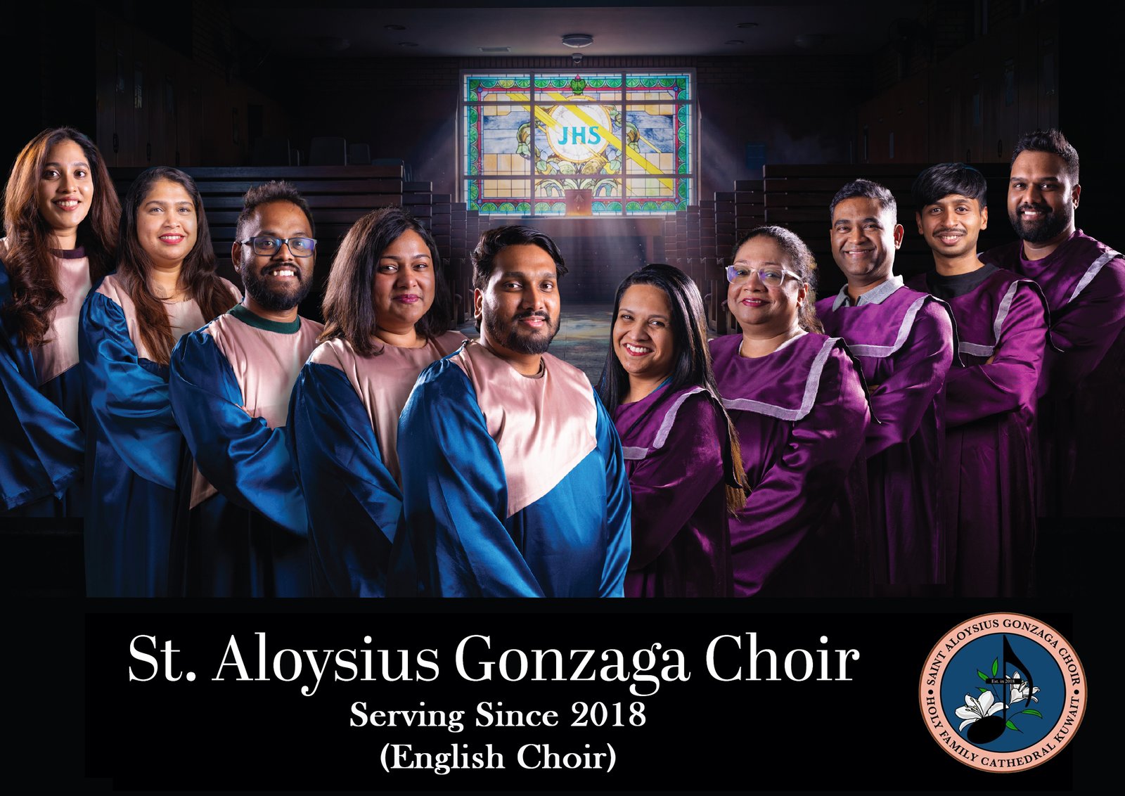 Group photo of Saint Aloysius Gonzaga Choir