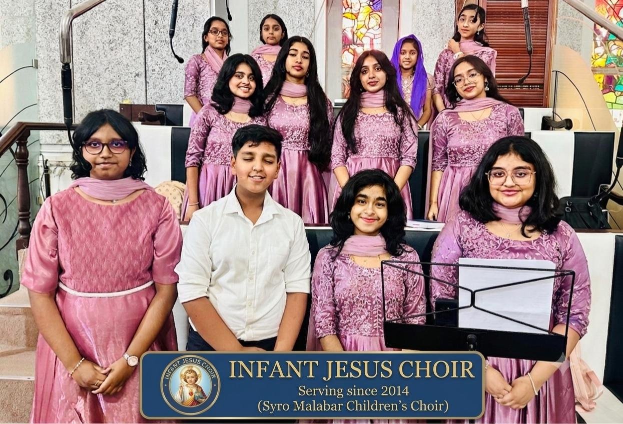 Group photo of Infant Jesus Choir