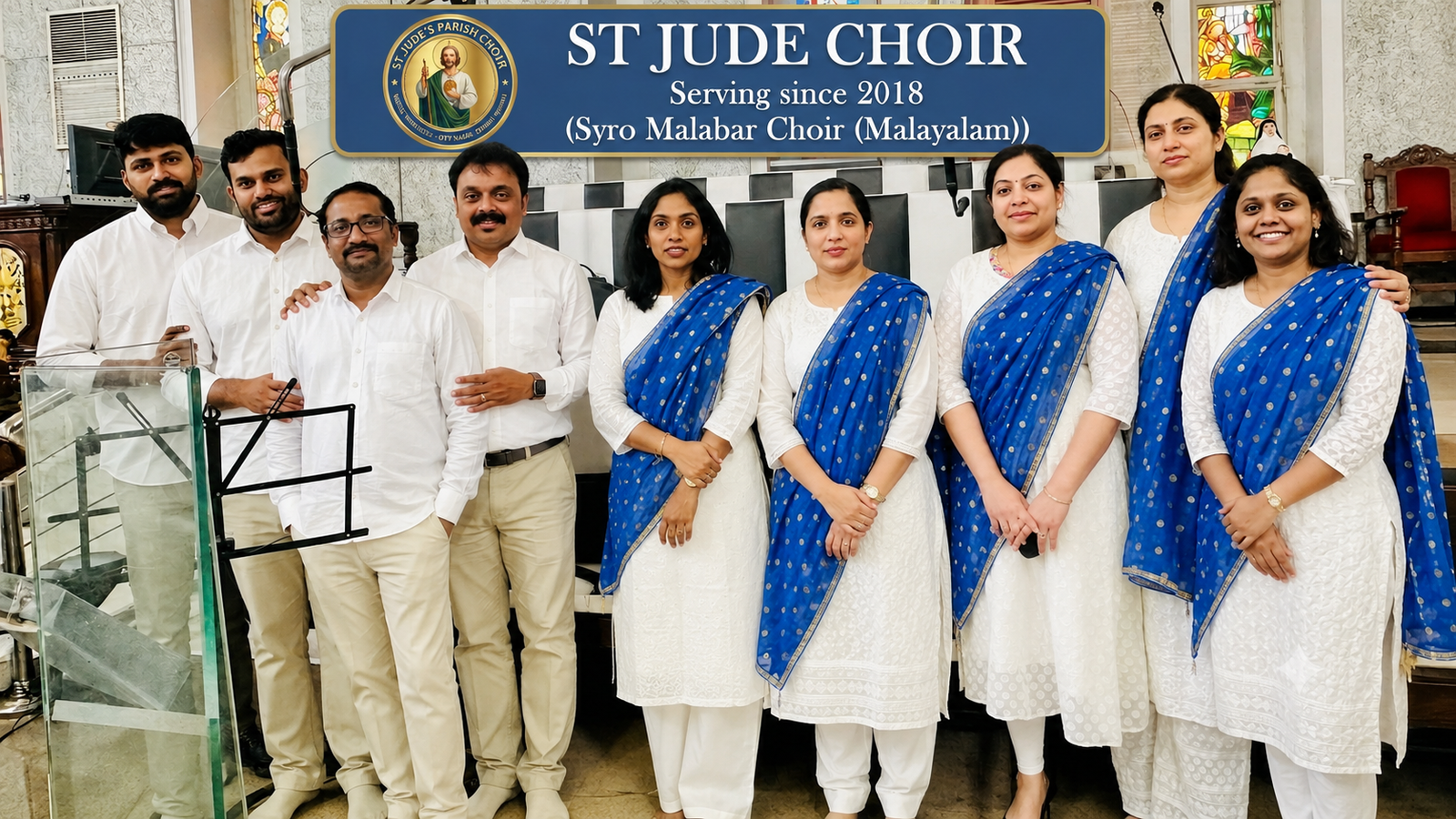 Group photo of St. Jude's Choir