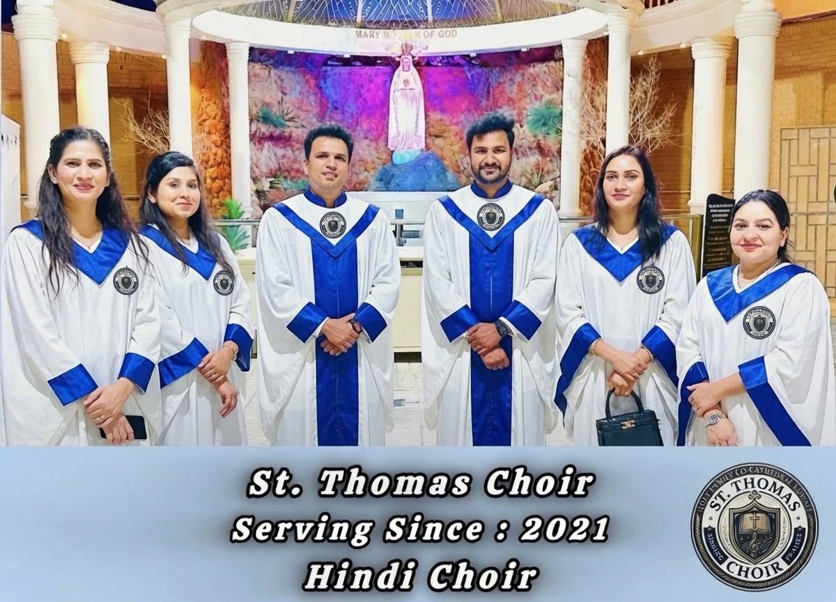 Group photo of St. Thomas Choir