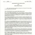 Appointments and Nominations-AVONA